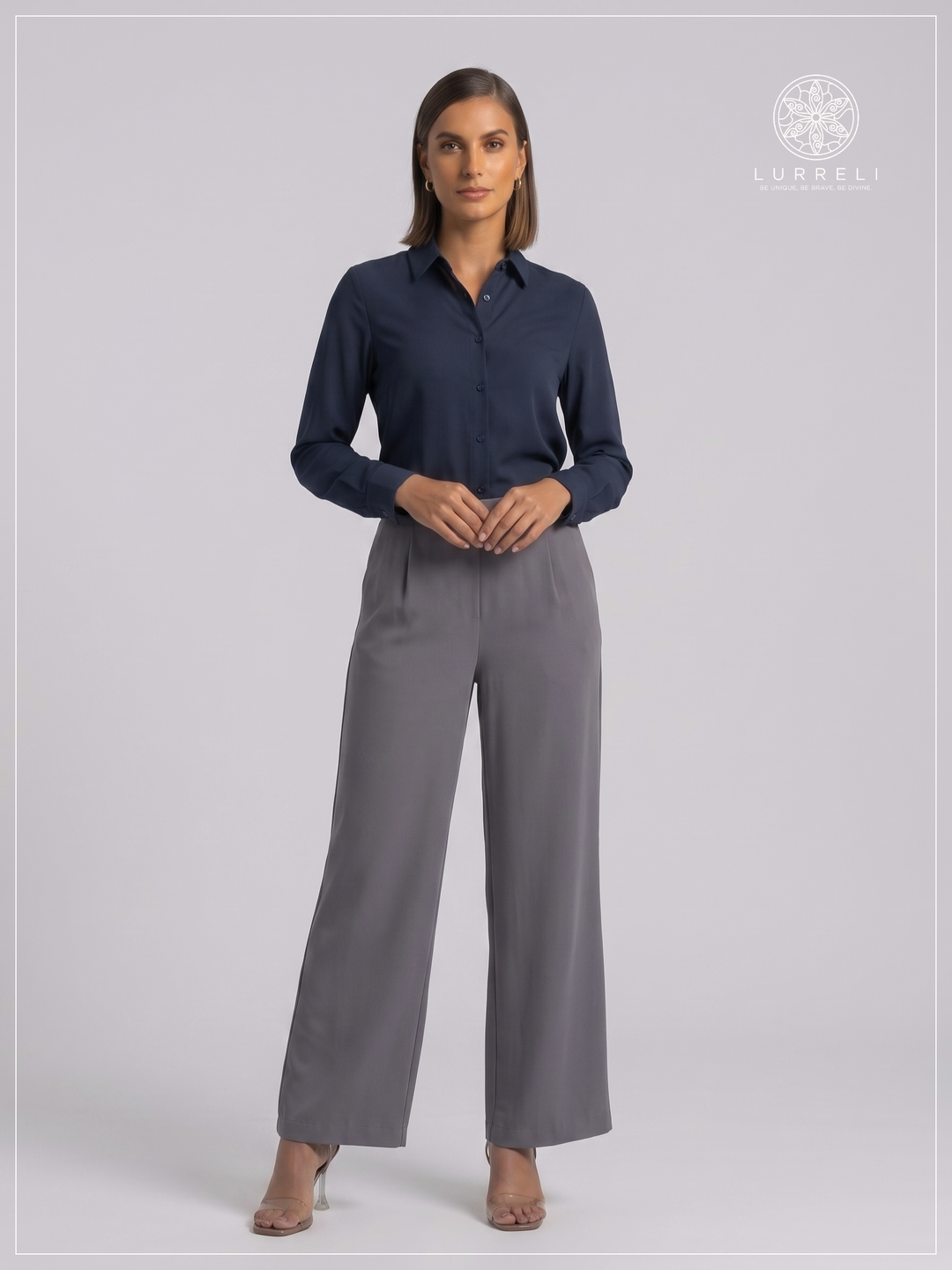 Classic Long Sleeve Formal Shirt – view 11 – Lurreli