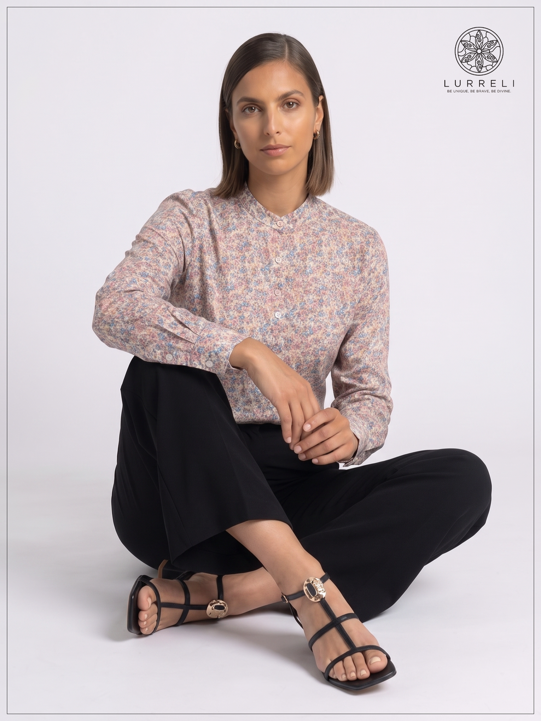 Floral Workwear Blouse – view 9 – Lurreli