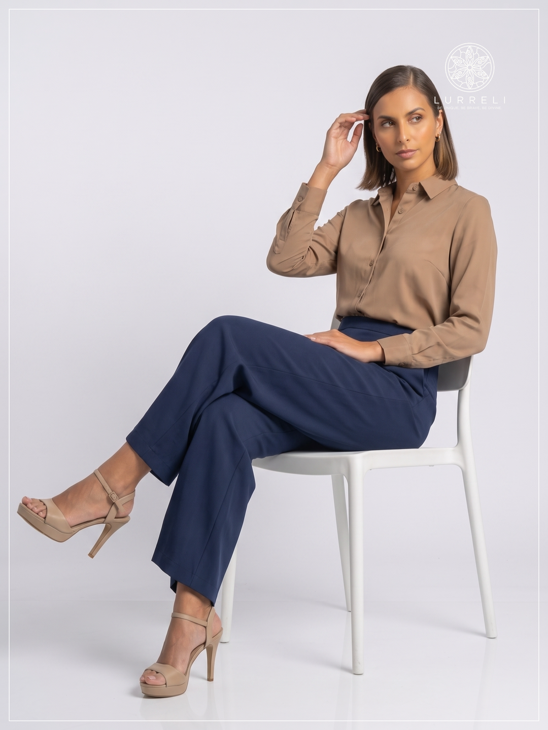 Classic Long Sleeve Formal Shirt – view 14 – Lurreli