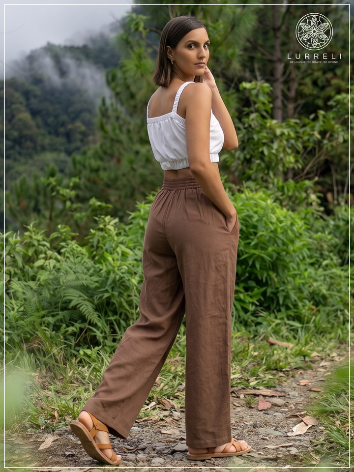 Casual Linen Wide-Leg Pants – view 5 – Lurreli