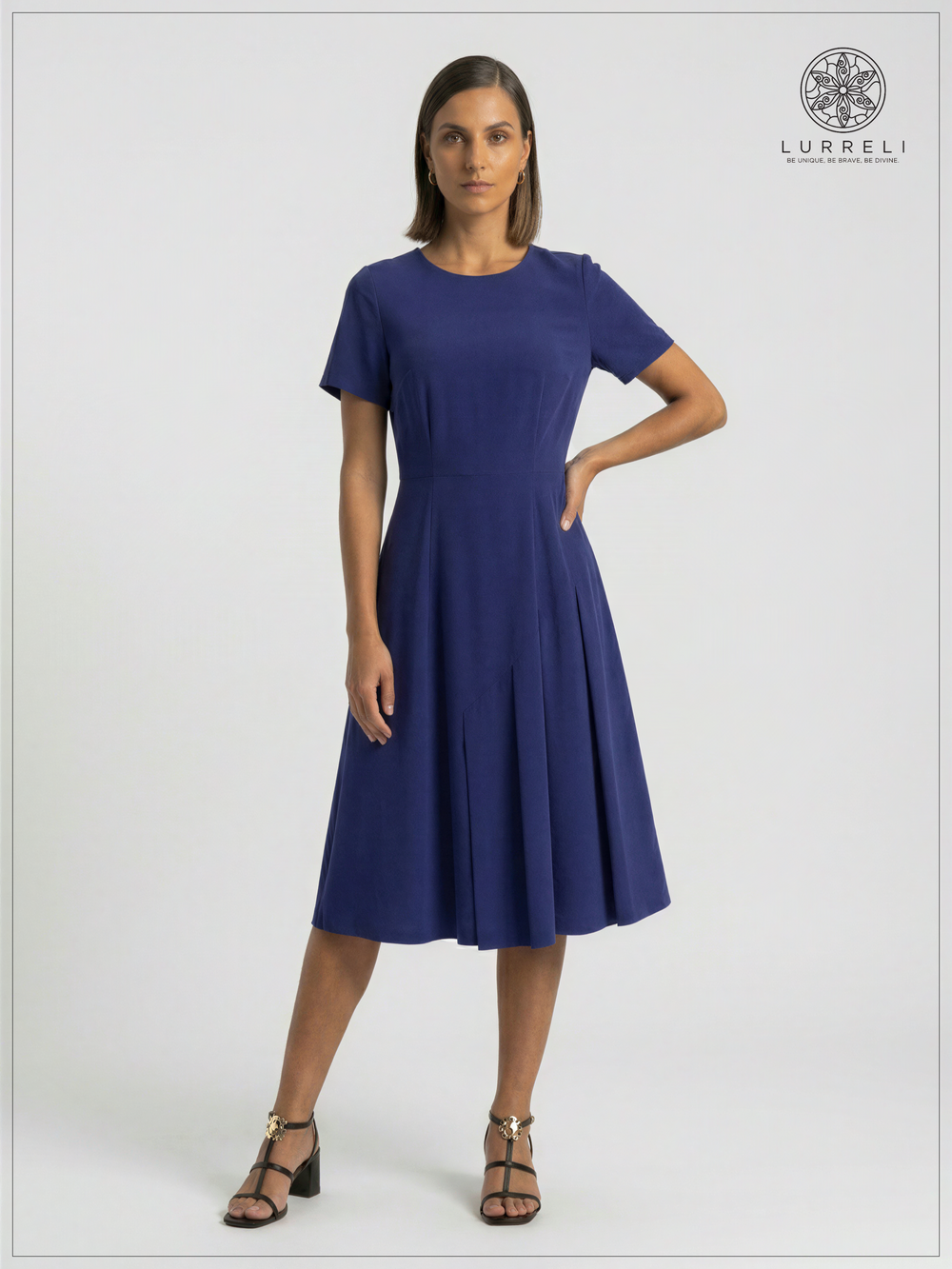 Blush Grace Dress – Navy – Lurreli