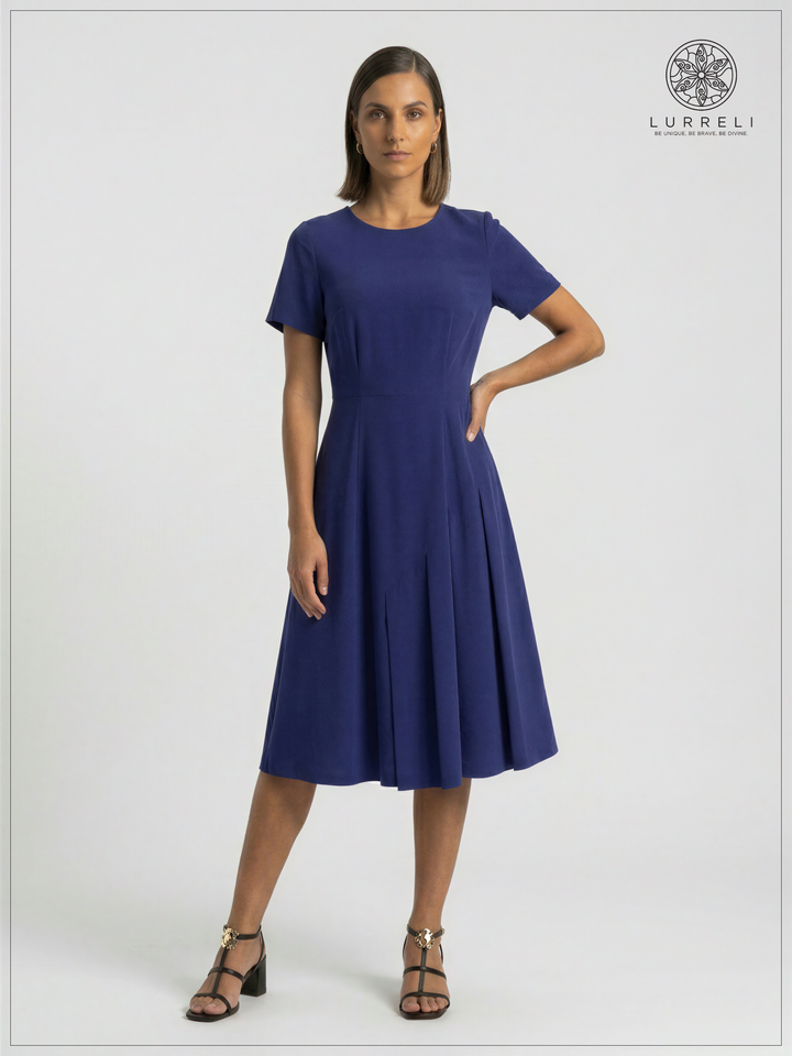 Blush Grace Dress – Navy – Lurreli